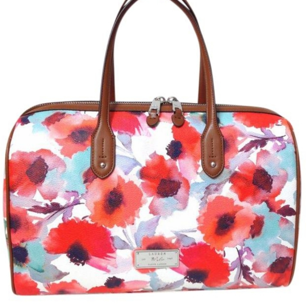 Ralph Lauren Clements Barrel Satchel